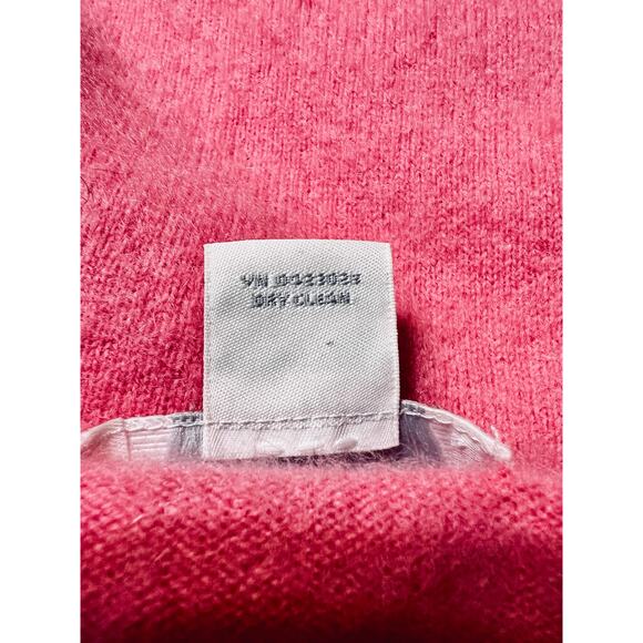 Vintage Luxury 100% Cashmere Pink Sweater Crew Neck Marshall Fields Size XL - Picture 4 of 4